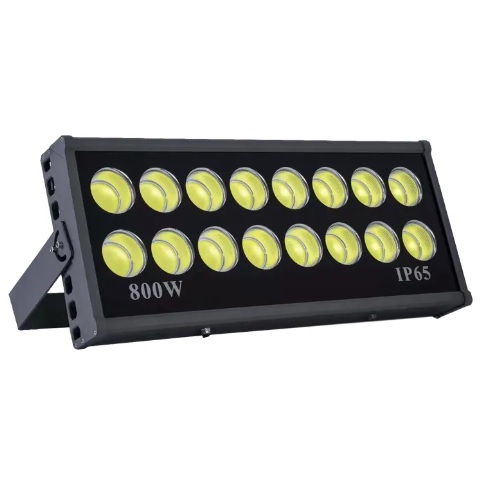 Refletor LED 800W Preto Ultra COB